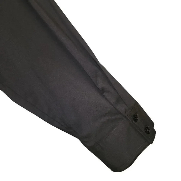 New $228 Finley Womens Black Trapeze Top 3/4 Sleeve Cotton Button Down Size XXXL - Picture 10 of 10